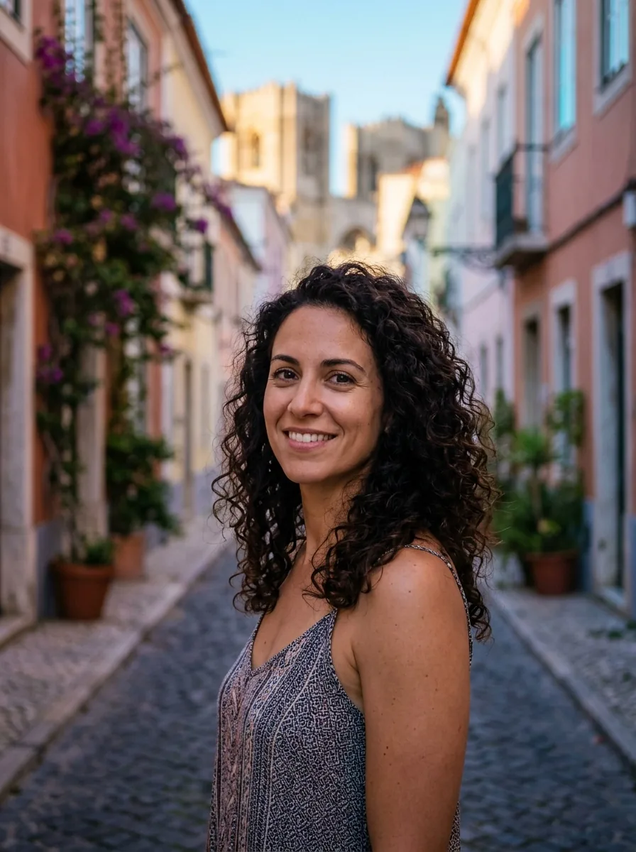 Finished AI-generated portrait photo ready to share
