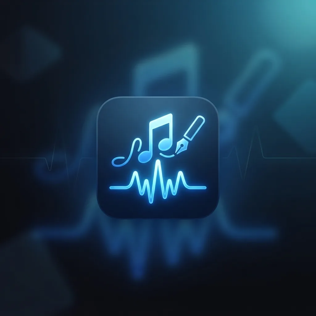 Writer turning lyrics into classical-style music on a phone