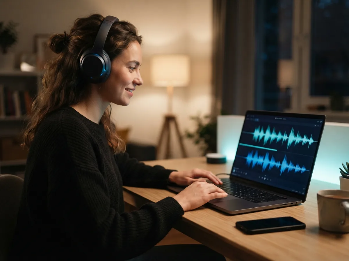Comparison dashboard showing different AI music models and vocal-focused outputs