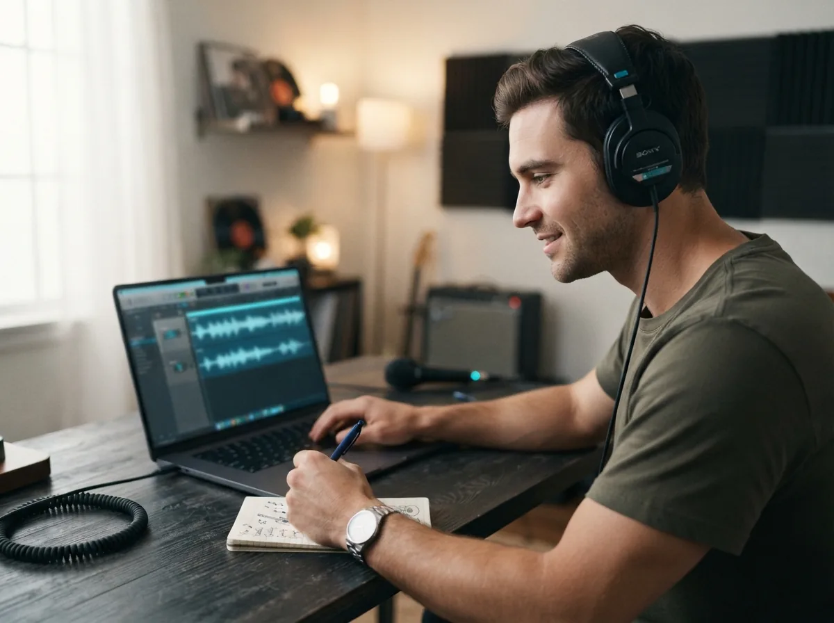 Creator reusing original rock music for video and podcast projects