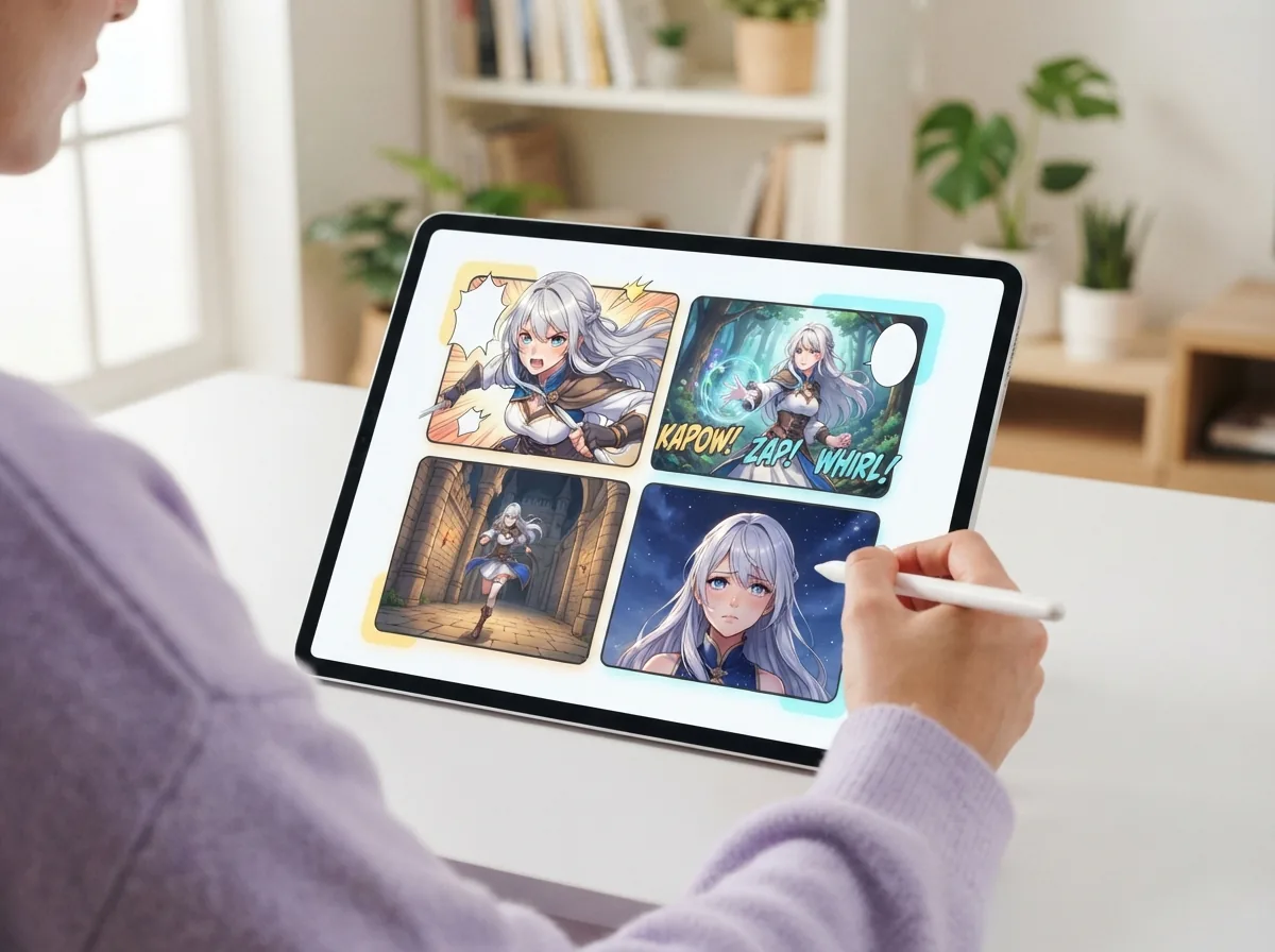 Hvorfor er visuel kontinuitet afgørende i manga-paneler?
