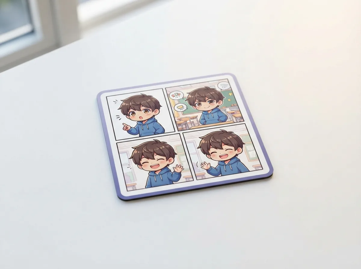 Is there a simple way to create cute comic pages online?