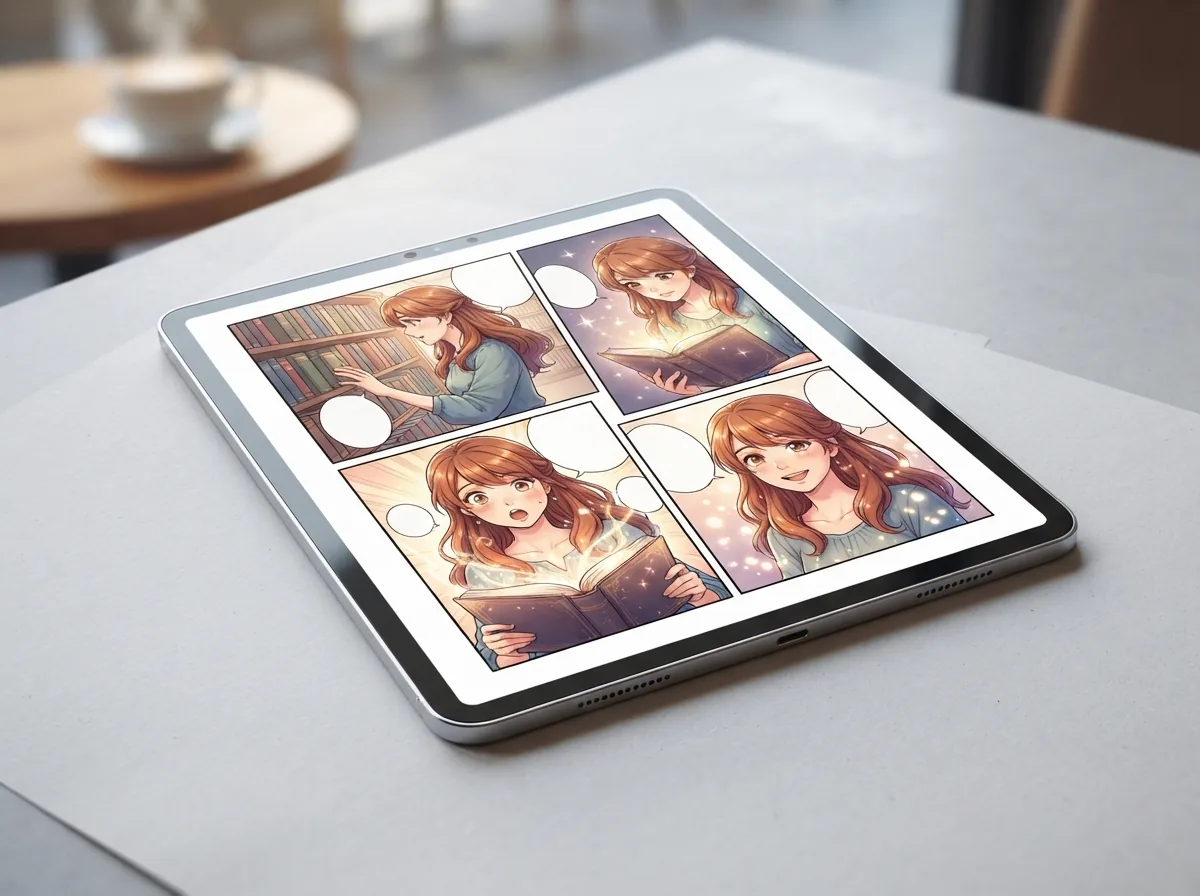How does an AI oc generator build panel stories?